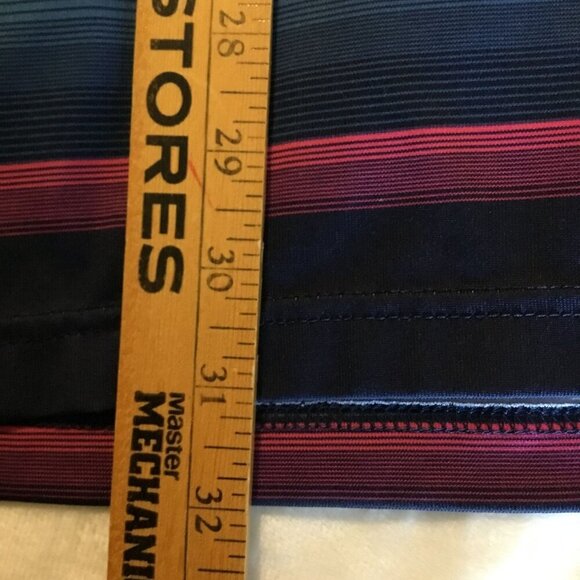 Ben Hogan Performance 3-Button Men's Golf Polo Sz XXXL Colorful Striped Lined - Picture 14 of 15